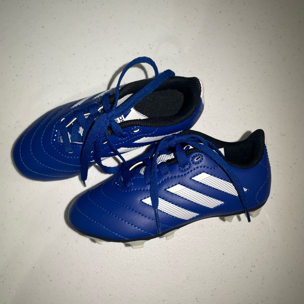 Adidas Goletto VIII FG J Soccer Cleat Lace Royal Blue Unisex Kids Size 11K